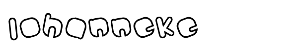 Johanneke font preview
